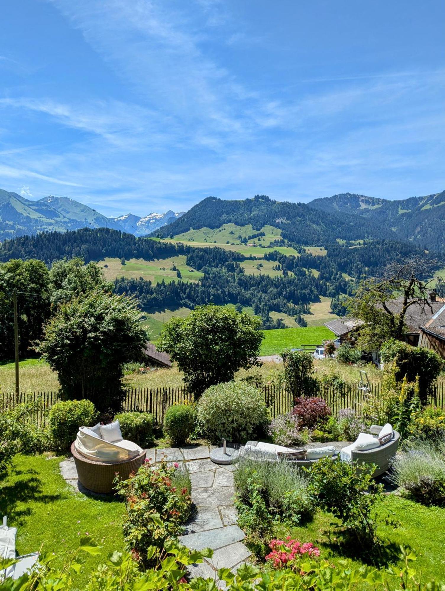 Erlenbach im Simmental Swiss Mountain-Valley View Lodge מראה חיצוני תמונה