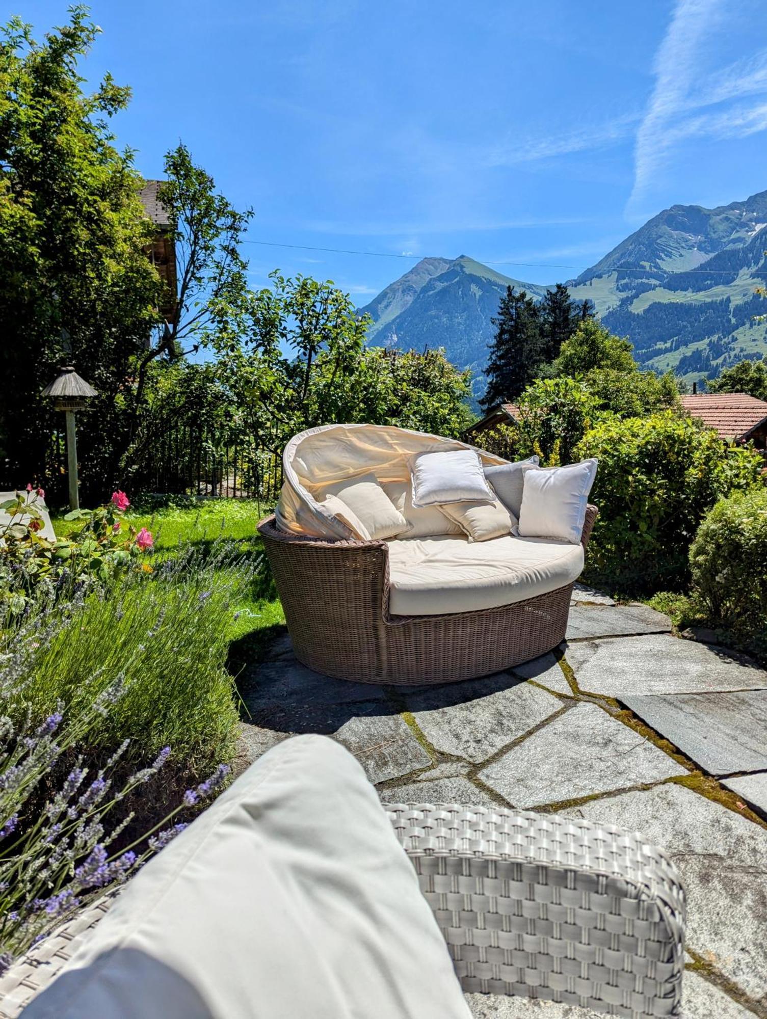 Erlenbach im Simmental Swiss Mountain-Valley View Lodge מראה חיצוני תמונה